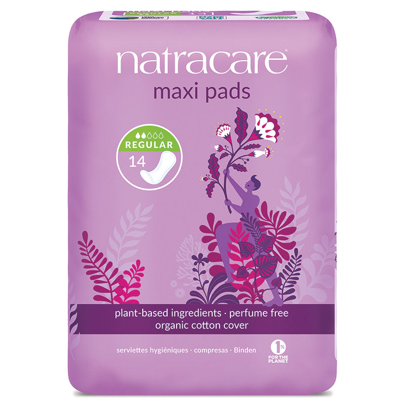 Natracare Maxi Pad Regular pack