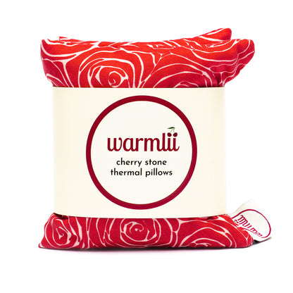 natracare warmlii cherry stone thermal pillow product shot on white background