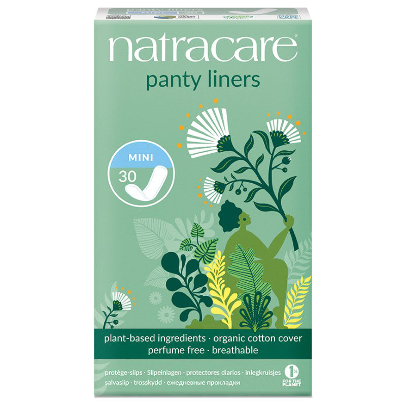 Natracare mini panty liners pack