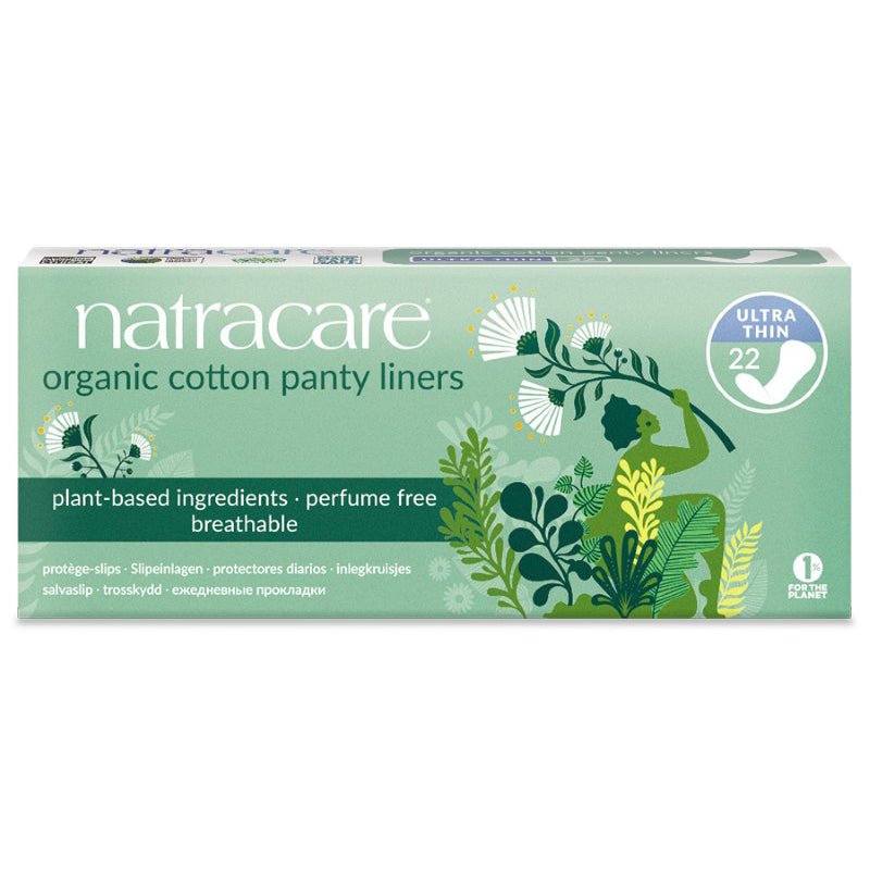 Natracare organic cotton ultra thin panty liners pack