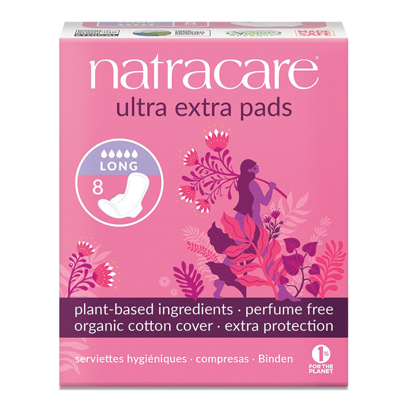 Natracare ultra extra pads long pack